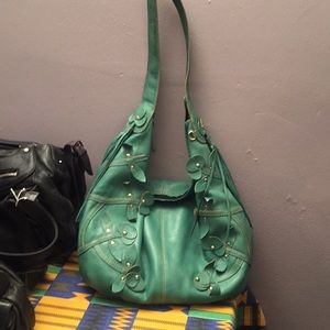 Basic black leather handbags